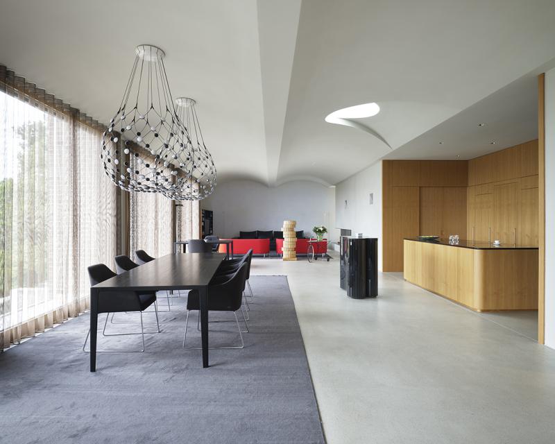 Haus Baden Treppenhaus Wohnzimmer Essbereich und Küche