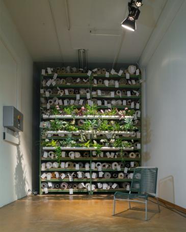 Designers’ Saturday 2016 Pendularis Installation in der Lounge mit Altorfer Sessel von Embru